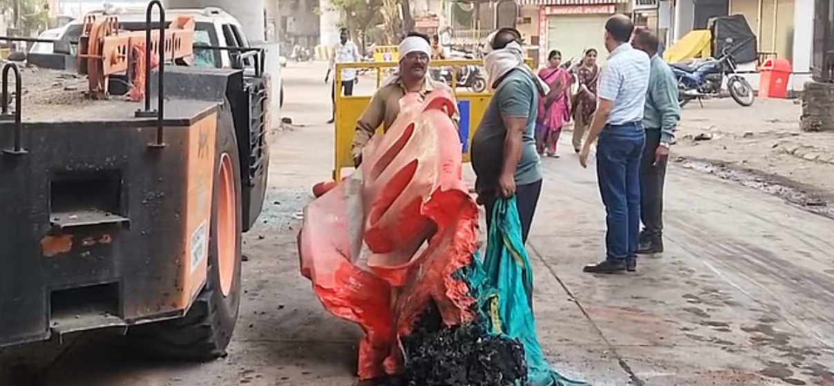 मुख्य आरोपी और एमडीपी नेता फहीम खान का घर ज़मीदोज