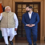 चिली के राष्ट्रपति गेब्रियल बोरिक फॉन्ट और पीएम मोदी