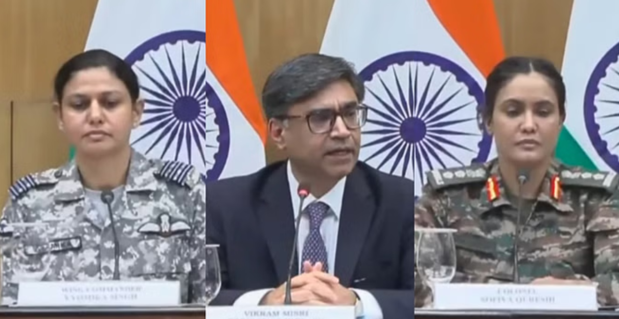 विदेश मंत्रालय, सेना और वायु सेना ने किया प्रेस कॉन्फ्रेंस, पाक के हर एक नापाक इरादे के बारे में बताया…
