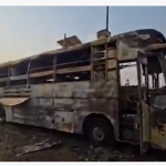 लखनऊ: चलती बस में लगी आग, दो बच्चों समेत पांच की दर्दनाक मौत,