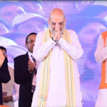 सीएम योगी, अमित शाह और केशव प्रसाद मौर्य