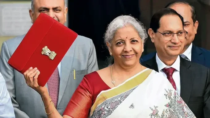 बजट 2026-27 में केंद्रीय बजट भाषण के दौरान प्रमुख घोषणाएं दर्शाती ग्राफिक