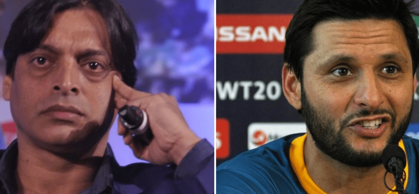 शोएब अख्तर और शाहिर अफरीदी